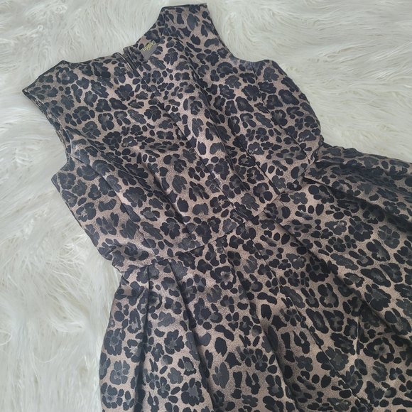 Taylor Leopard Print Dress w/Pockets - Picture 1 of 4